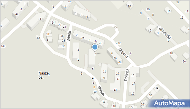 Toruń, Widok, 7, mapa Torunia