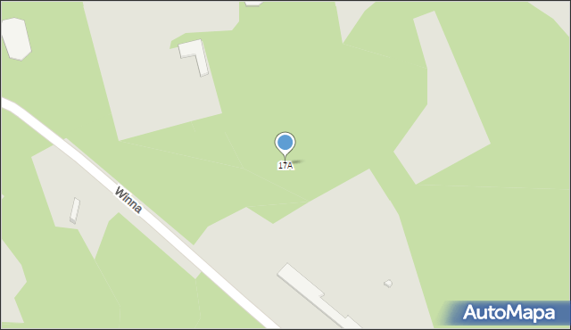 Toruń, Winna, 17A, mapa Torunia