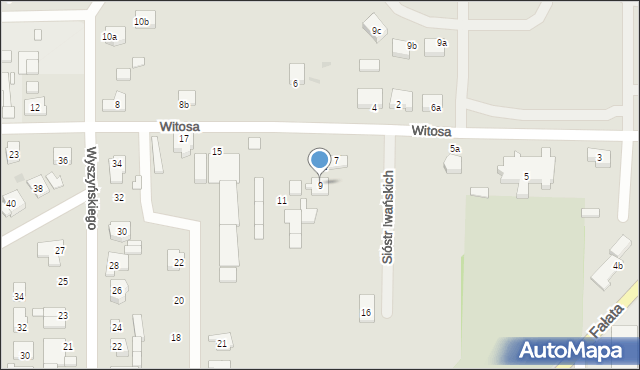 Trzcianka, Witosa Wincentego, 9, mapa Trzcianka