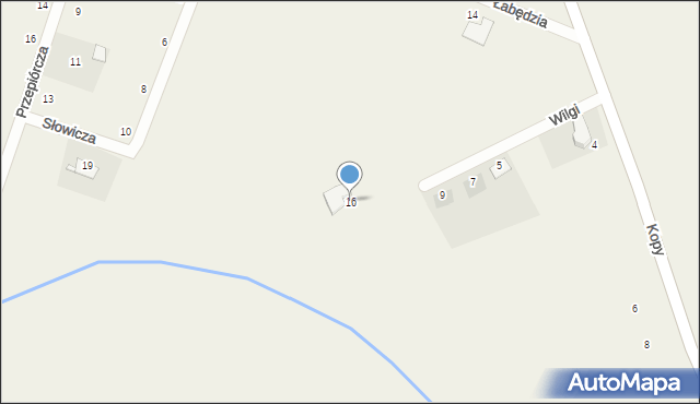 Trzcielin, Wilgi, 16, mapa Trzcielin