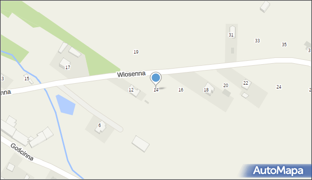 Tuczempy, Wiosenna, 14, mapa Tuczempy