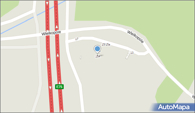 Tuszyn, Wielkopole, 15A, mapa Tuszyn