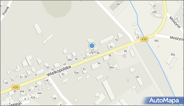 Twardogóra, Wielkopolska, 47a, mapa Twardogóra