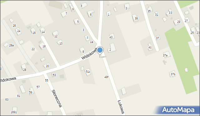 Twardorzeczka, Widokowa, 49, mapa Twardorzeczka