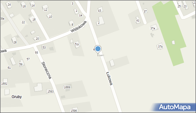 Twardorzeczka, Widokowa, 49h, mapa Twardorzeczka