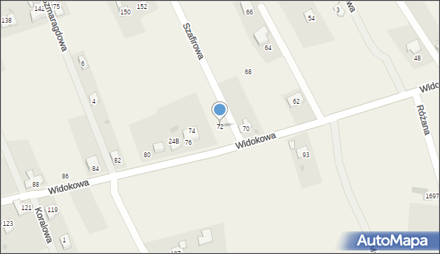 Twardorzeczka, Widokowa, 72, mapa Twardorzeczka