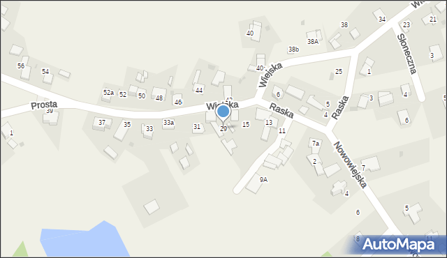 Tworóg Mały, Wiejska, 29, mapa Tworóg Mały