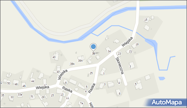 Tworóg Mały, Wiejska, 38, mapa Tworóg Mały