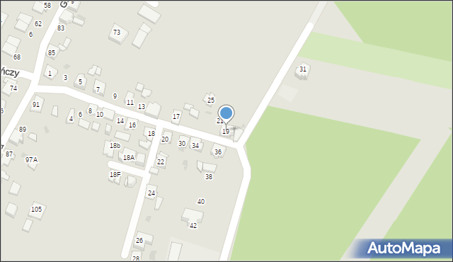 Tychy, Wiosenna, 19, mapa Tychów