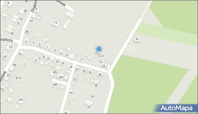 Tychy, Wiosenna, 23, mapa Tychów