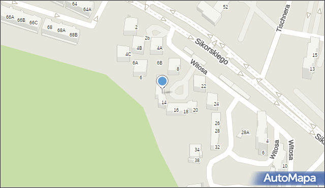 Tychy, Witosa Wincentego, 12, mapa Tychów