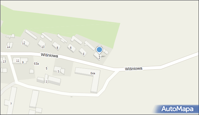 Udorpie, Wiśniowa, 2, mapa Udorpie