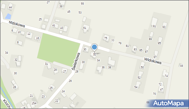 Ujazd, Widokowa, 32, mapa Ujazd