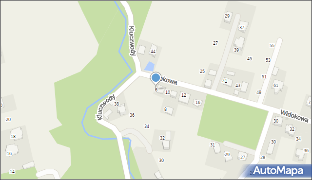 Ujazd, Widokowa, 6, mapa Ujazd