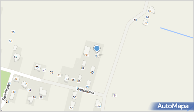 Ujazd, Widokowa, 93, mapa Ujazd
