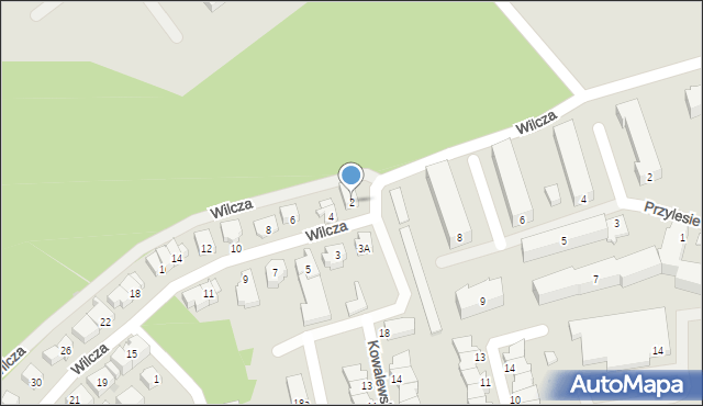 Ustka, Wilcza, 2, mapa Ustka