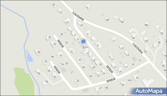 Wadowice, Widok, 10, mapa Wadowice