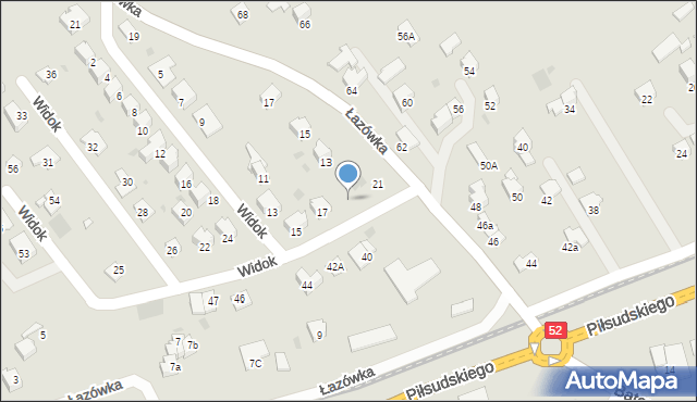 Wadowice, Widok, 19, mapa Wadowice