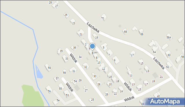 Wadowice, Widok, 6, mapa Wadowice