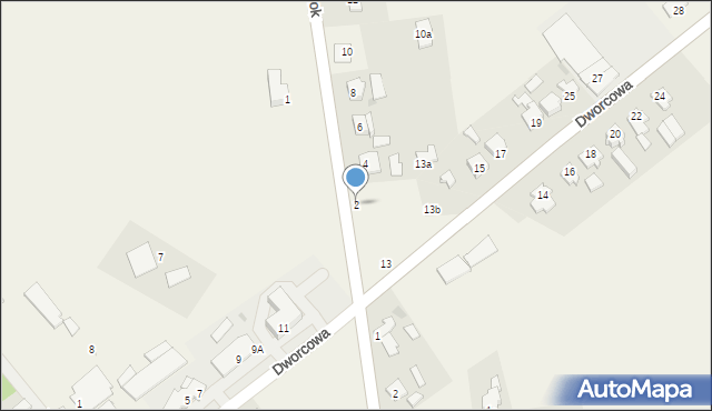 Waganiec, Widok, 2, mapa Waganiec
