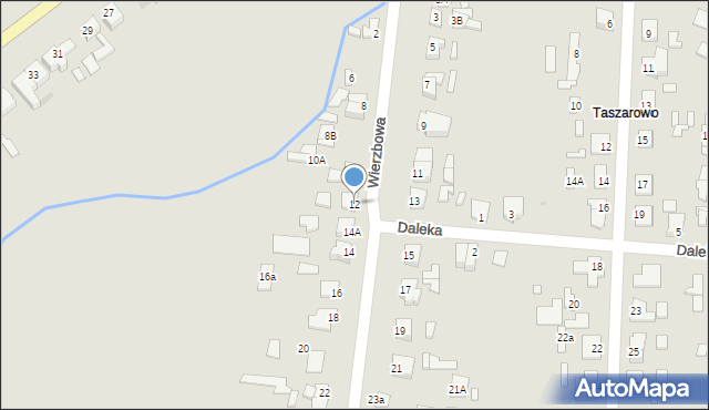 Wągrowiec, Wierzbowa, 12, mapa Wągrowiec