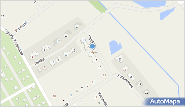 Walendów, Widok, 19, mapa Walendów