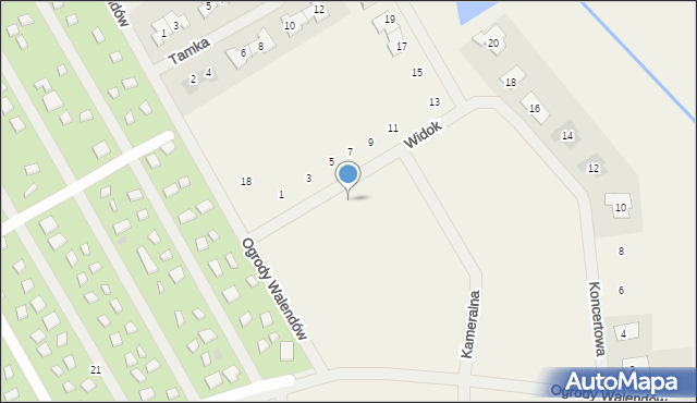 Walendów, Widok, 4, mapa Walendów