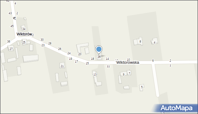 Wapiennik, Wiktorowska, 16, mapa Wapiennik