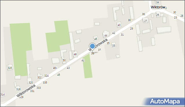 Wapiennik, Wiktorowska, 39, mapa Wapiennik