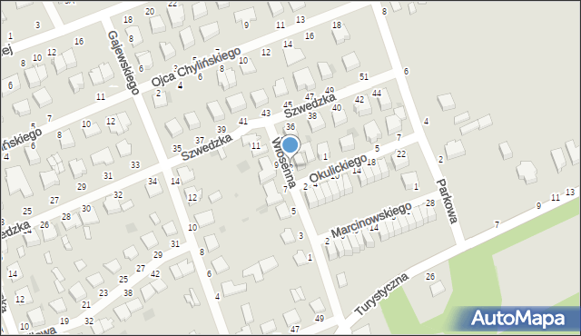 Warka, Wiosenna, 2, mapa Warka