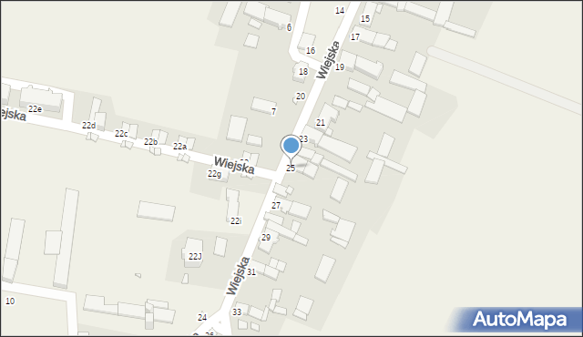 Warmątowice, Wiejska, 25, mapa Warmątowice