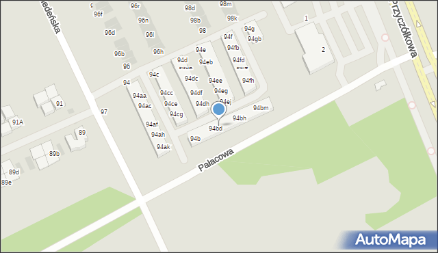 Warszawa, Wiedeńska, 94be, mapa Warszawy