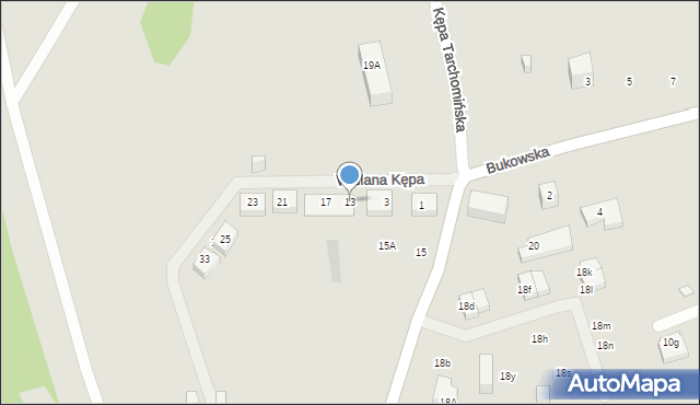 Warszawa, Wiślana Kępa, 13, mapa Warszawy