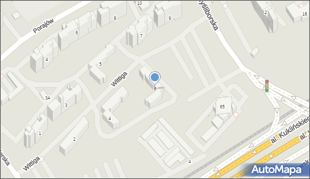 Warszawa, Wittiga Edwarda, 6, mapa Warszawy