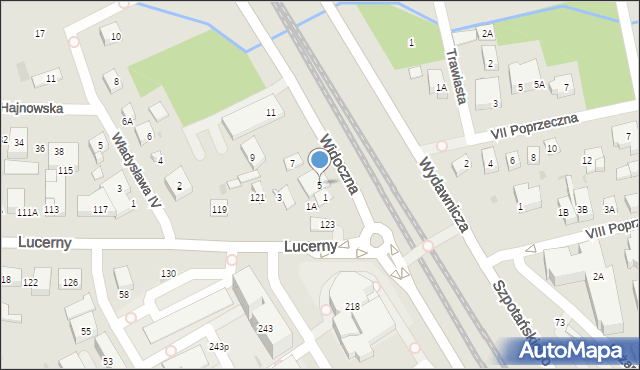 Warszawa, Widoczna, 5, mapa Warszawy