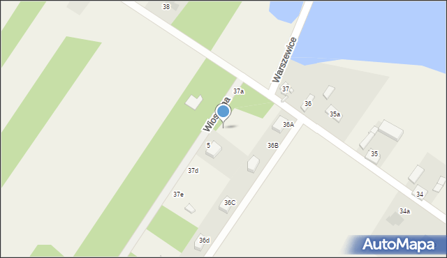 Warszewice, Wiosenna, 3, mapa Warszewice