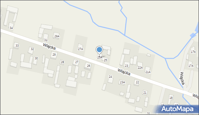 Wiącka, Wiącka, 25A, mapa Wiącka