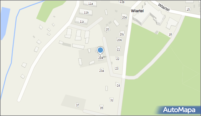 Wiartel, Wiartel, 22a, mapa Wiartel