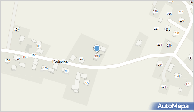 Wiatowice, Wiatowice, 153, mapa Wiatowice