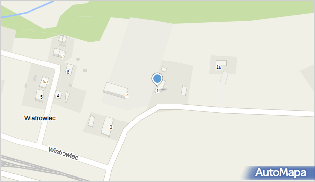 Wiatrowiec, Wiatrowiec, 1, mapa Wiatrowiec