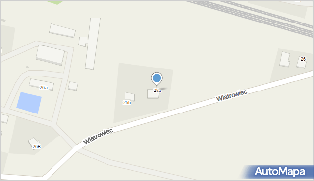 Wiatrowiec, Wiatrowiec, 25a, mapa Wiatrowiec