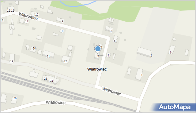 Wiatrowiec, Wiatrowiec, 5, mapa Wiatrowiec