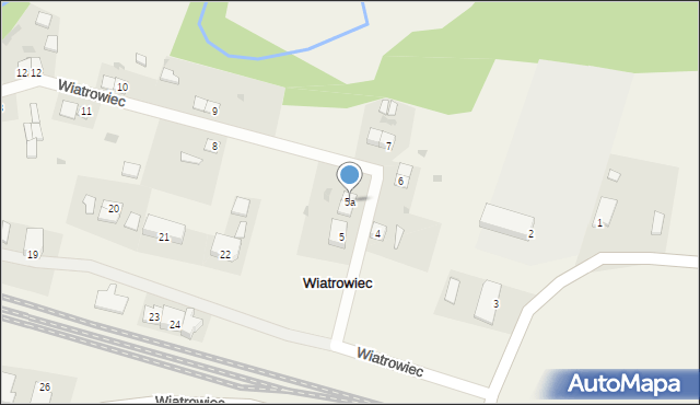 Wiatrowiec, Wiatrowiec, 5a, mapa Wiatrowiec