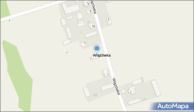 Wiązówka, Wiązówka, 3, mapa Wiązówka