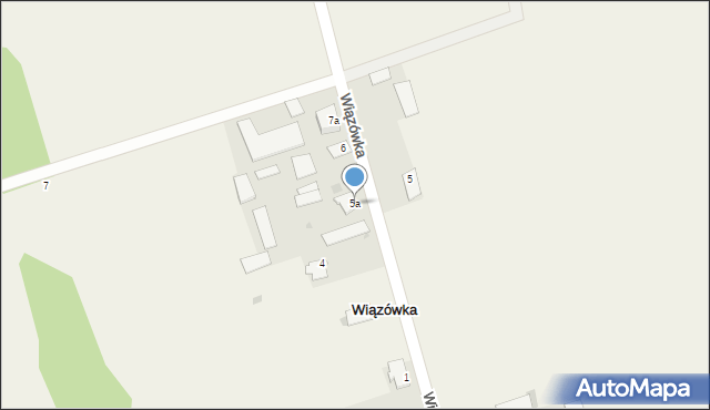 Wiązówka, Wiązówka, 5a, mapa Wiązówka