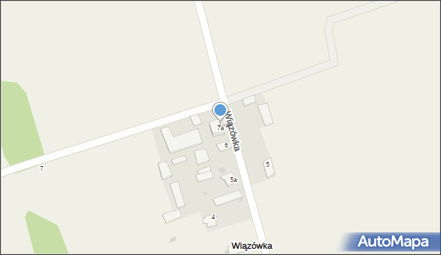 Wiązówka, Wiązówka, 7a, mapa Wiązówka