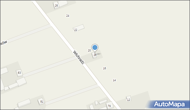 Wichradz, Wichradz, 18, mapa Wichradz