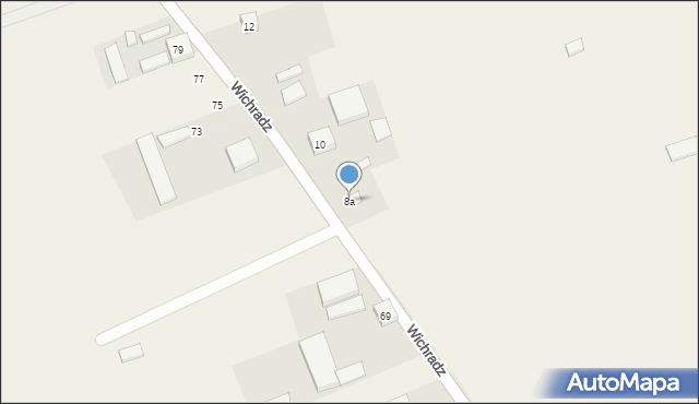 Wichradz, Wichradz, 8a, mapa Wichradz