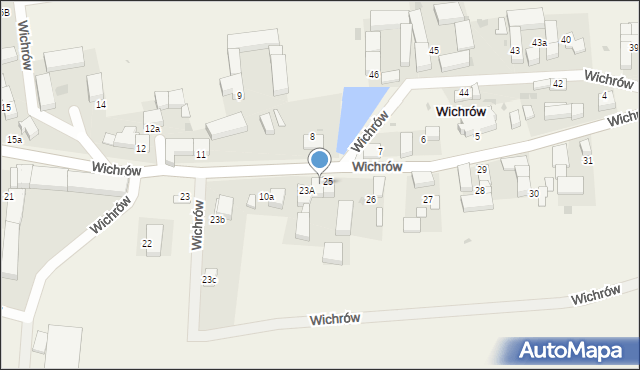 Wichrów, Wichrów, 24, mapa Wichrów