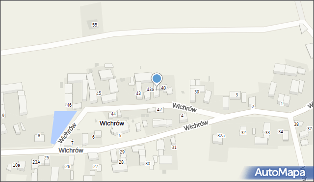 Wichrów, Wichrów, 41, mapa Wichrów